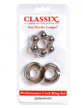 Anillo Classix Performance Cock Ring Set - Cake Sex Shop